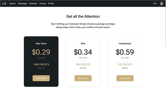 luxury date price